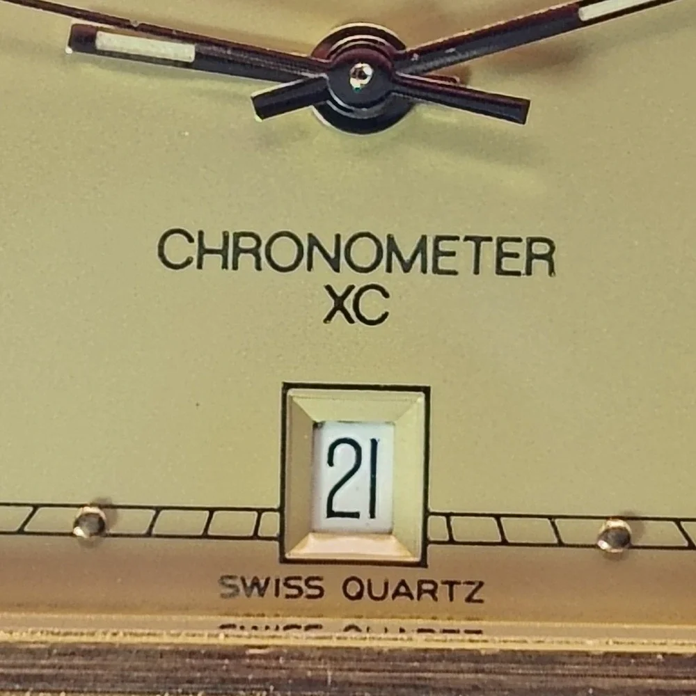 New Vintage 1992 Hamilton Masterpiece Chronometer XC Swiss Mens Quartz Watch NOS